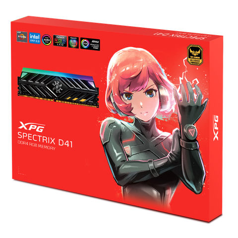 Combo RAM Adata XPG Spectrix D41 RGB 8GB 3200Mhz (Hàng Chính Hãng)