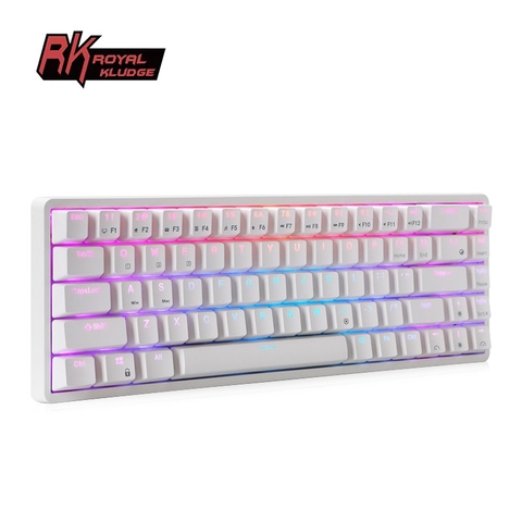 RK G68 RGB NEW HOTSWAP - Bàn phím cơ không dây Royal Kludge RK G68 Bluetooth 5.0 và Wireless 2.4G -  CHÍNH HÃNG