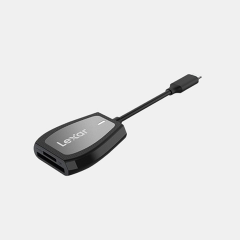 Đầu đọc thẻ nhớ Lexar RW470 2-in-1 Type-C Reader, Retail Box, Global (Hàng Chính Hãng)