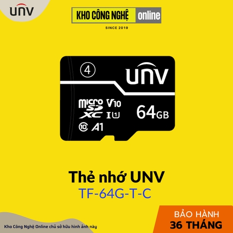 Thẻ nhớ UNV TF-64G-T-C
