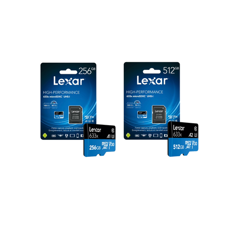 Thẻ Nhớ MicroSD LEXAR 633X 256GB / 512GB