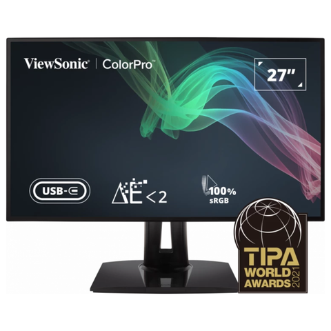 [Chính hãng] Màn Hình View Sonic VP2768A - Màn hình thiết kế đồ họa 27 inch, 2K, Đạt chứng nhận Pantone, 100%sRGB