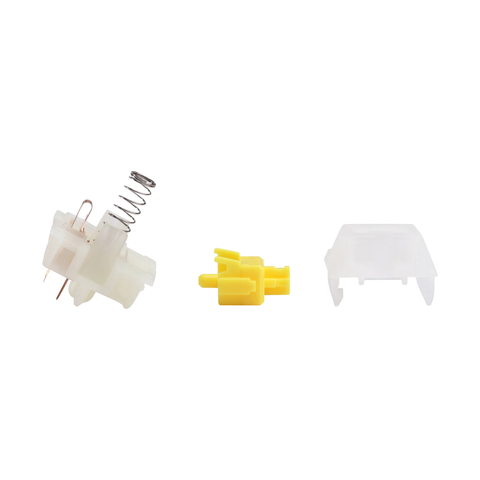 Switch Gateron Milky Yellow Pro Switch dùng cho bàn phím cơ (Switch 5 Pin)