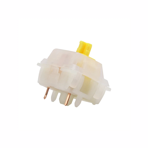 Switch Gateron Milky Yellow Pro Switch dùng cho bàn phím cơ (Switch 5 Pin)