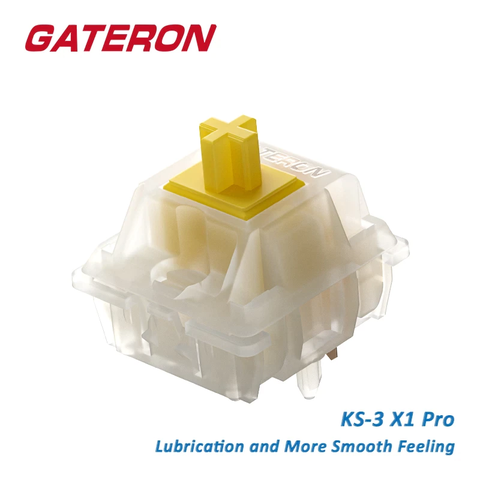 Switch Gateron Milky Yellow Pro Switch dùng cho bàn phím cơ (Switch 5 Pin)