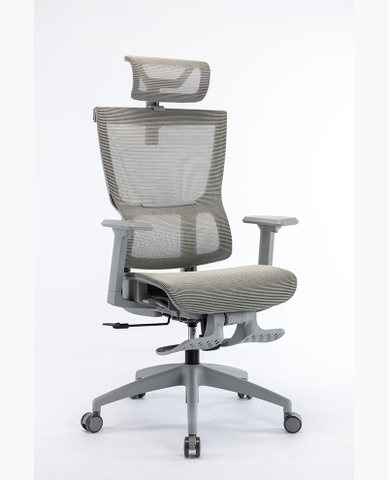 Ghế công thái học ergonomic WARRIOR Hero series – WEC504 Gray