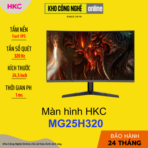 Màn Hình Phẳng Gaming HKC MG25H320 Fast IPS 320Hz