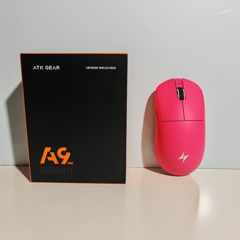 Chuột Gaming ATK A9 Ultra Tri-mode - Pink