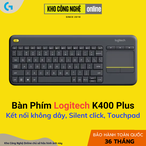 Bàn Phím Touchpad Logitech K400 Plus