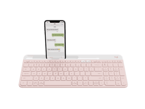 Bàn phím không dây Logitech K580 - Hồng