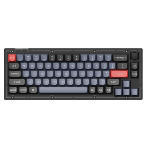 Bàn phím cơ Keychron V2 có núm Custom QMK (Hàng Chính Hãng)