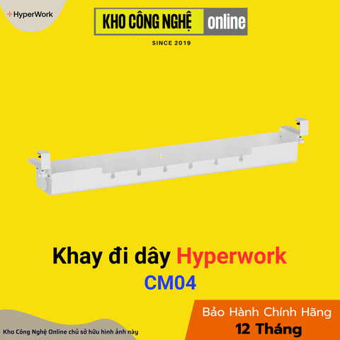 Khay đi dây Hyperwork CM04 - Trắng