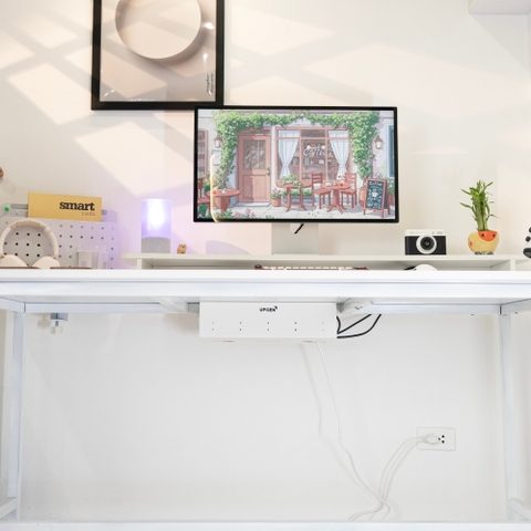 Khay Đi Dây UPGEN Cable Tray - Tối Ưu Không GIan, Giấu Ổ Cắm Gọn Gàng, Chống Nhiệt, Lắp Dễ Dàng