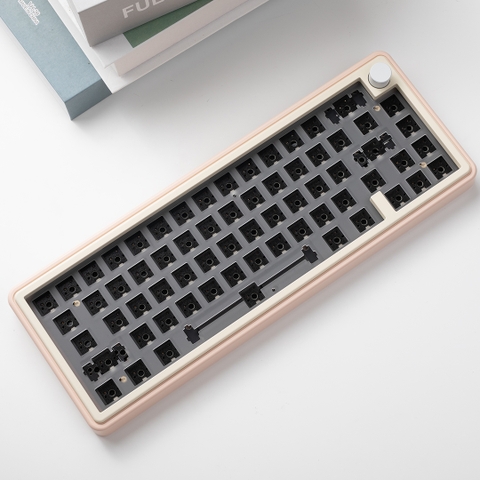 KIT LMK67 - KIT Bàn phím cơ LMK67 RGB mạch xuôi kết nối 3 chế độ (Nhôm CNC, Gasket Mount, QMK/VIA)