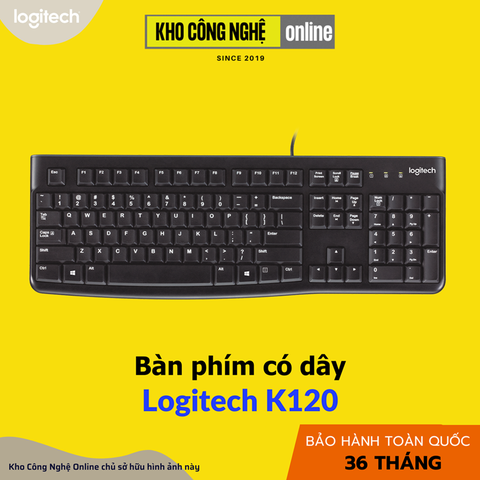 Bàn Phím Có Dây Logitec K120