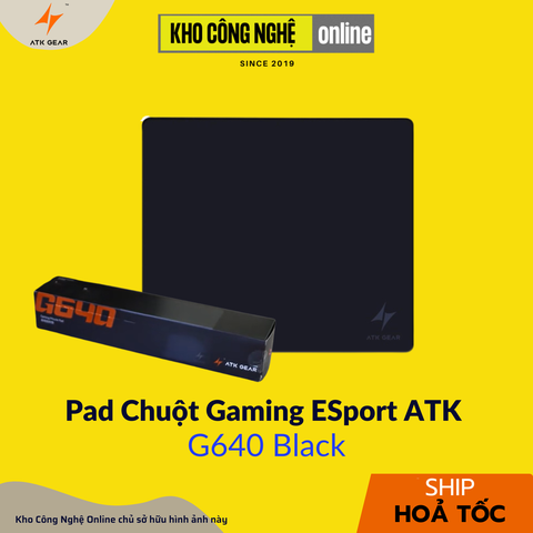 Lót Chuột Gaming ESport ATK G640 Black