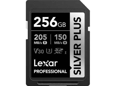 Thẻ nhớ SDXC Lexar Professional Silver Plus Microsdxc UHS-I 256GB 205MB/s READ