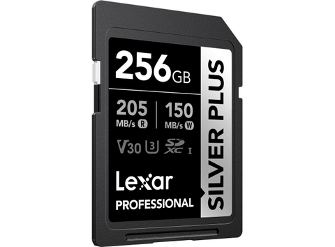 Thẻ nhớ SDXC Lexar Professional Silver Plus Microsdxc UHS-I 256GB 205MB/s READ
