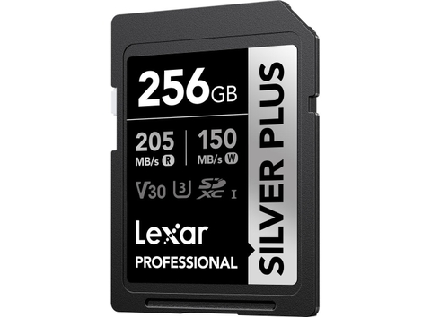 Thẻ nhớ SDXC Lexar Professional Silver Plus Microsdxc UHS-I 256GB 205MB/s READ