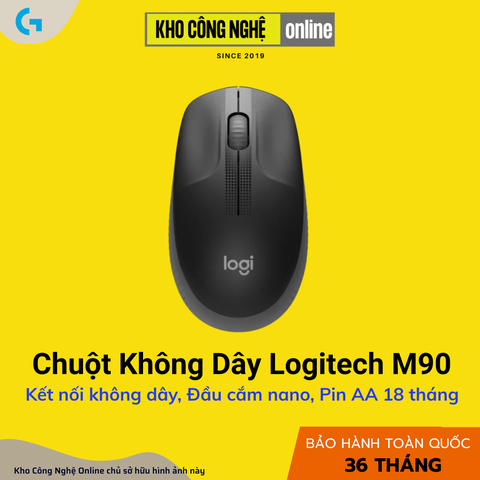 Chuột Không Dây Logitech M190 - Đen