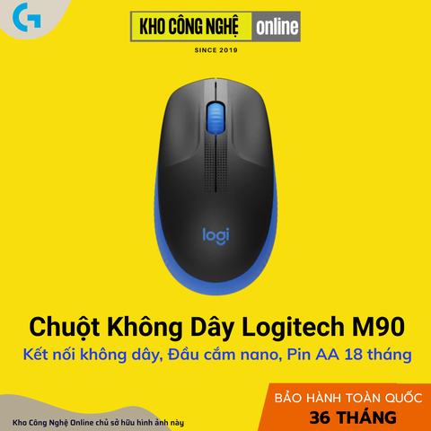 Chuột Không Dây Logitech M190 - Xanh