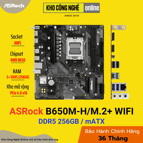 Mainboard ASROCK B650M-H/M.2+ WIFI 
