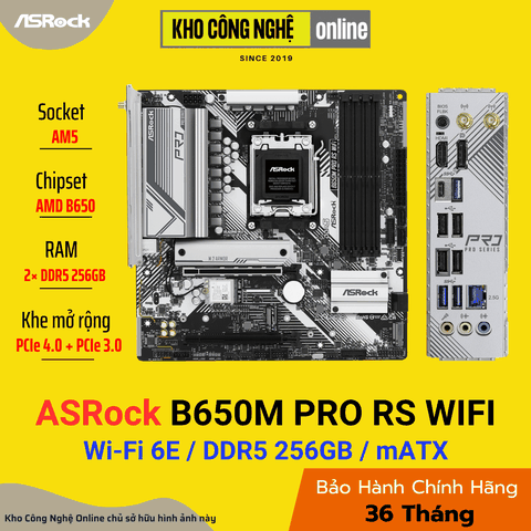 Mainboard ASROCK B650M PRO RS WIFI