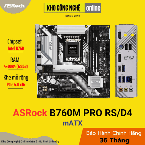 Mainboard ASROCK B760M PRO RS/D4