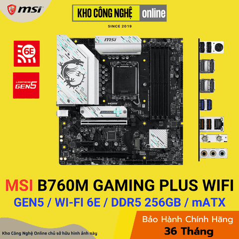 Mainboard MSI B760M GAMING PLUS WIFI GEN5