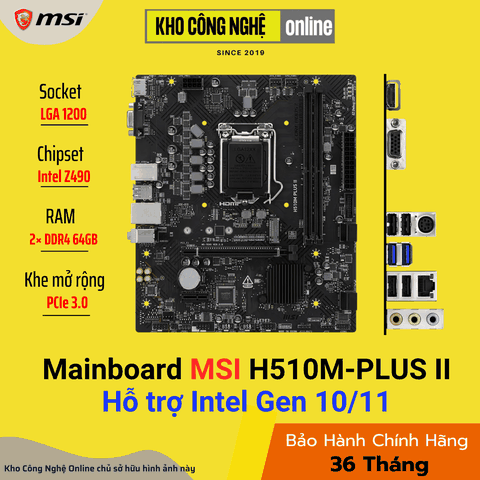 Mainboard MSI H510M-PLUS II
