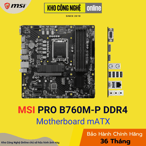 Mainboard MSI PRO B760M-P DDR4