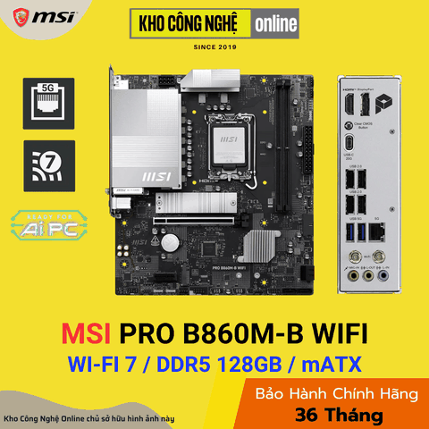 Mainboard MSI PRO B860M-B WIFI