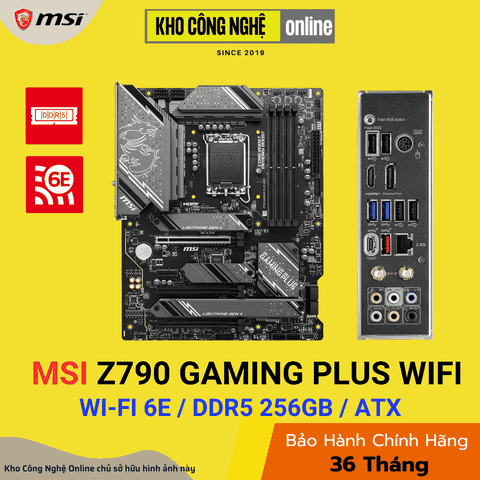 Mainboard MSI Z790 GAMING PLUS WIFI (Hàng Chính Hãng)