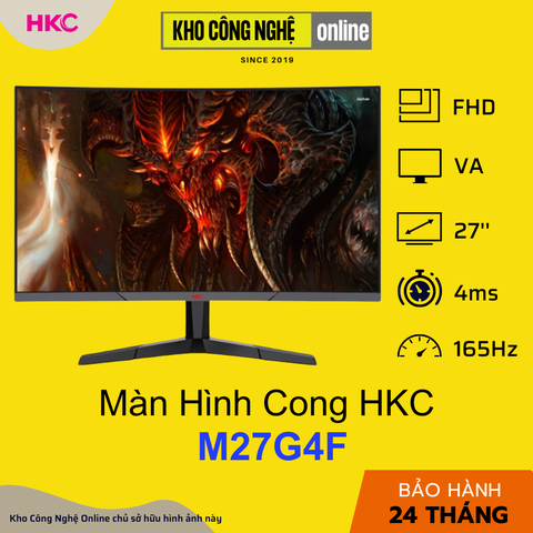 Màn hình cong Gaming HKC M27G4F 27inch 180Hz