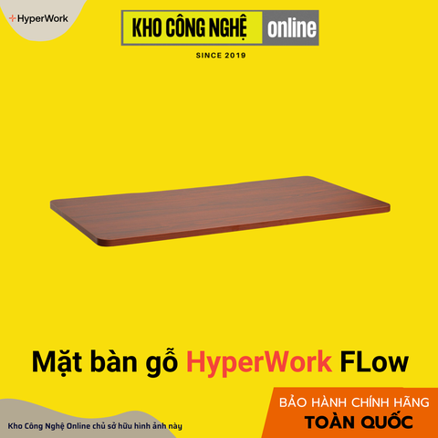 Mặt bàn gỗ HyperWork FLow HPW-MB160-WD Nâu vân gỗ