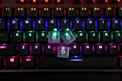 Bàn Phím Cơ Gaming Rapoo V500PRO MULTI MODE - Switch Blue