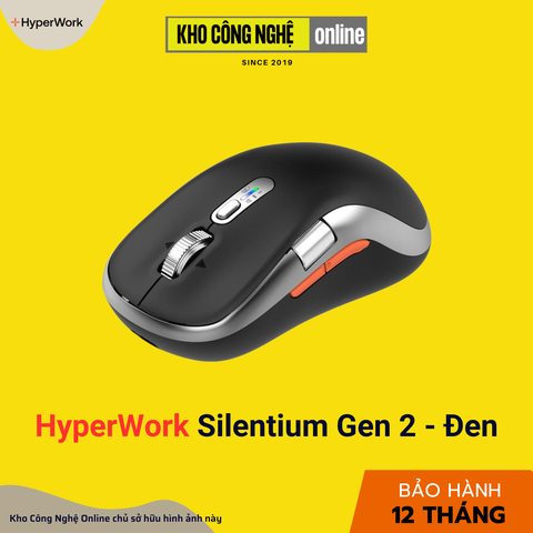 Chuột Hyperwork Silentium Gen 2 - Đen