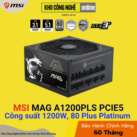 Nguồn MSI MAG A1200PLS PCIE5