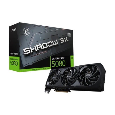 Card màn hình MSI GeForce RTX 5080 16G SHADOW 3X OC