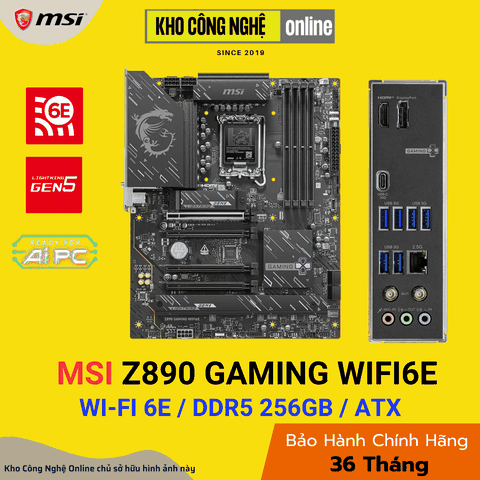 Mainboard MSI Z890 GAMING WIFI6E