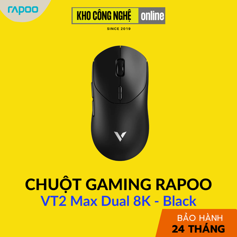Chuột Gaming Rapoo VT2 Max Dual 8K - Black