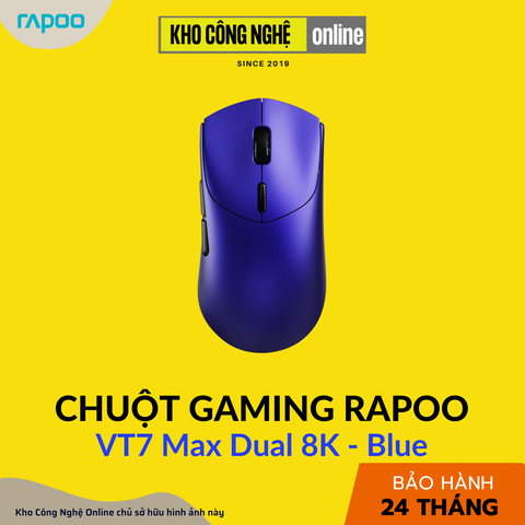 Chuột Gaming Rapoo VT7 Max Dual 8K - Blue