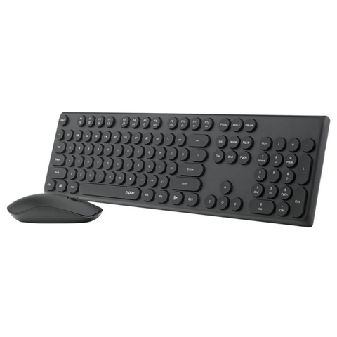 Bộ phím chuột không dây Rapoo X260S - Đen