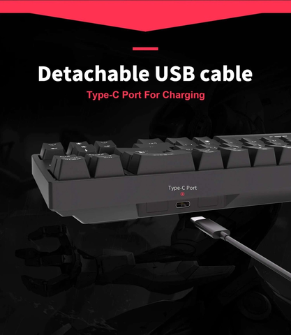 RK68 PLUS RGB - Bàn phím cơ RK68 Plus led RGB kết nối 3 chế độ - Bluetooth 5.0 | Wireless 2.4G | Dây type C