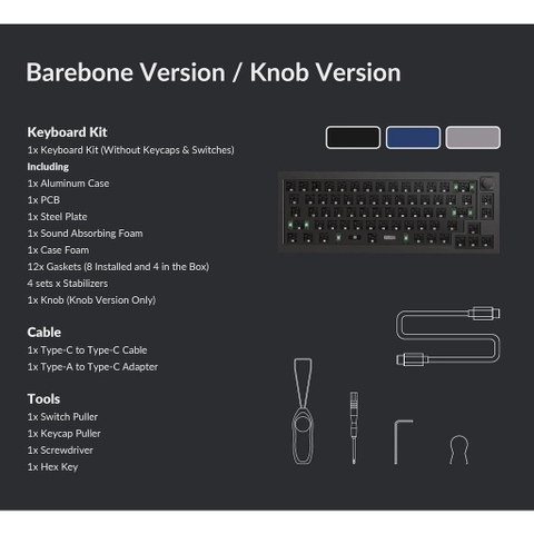 Keychron Q2 - Bàn phím cơ custom hỗ trợ QMK 65%, 75%  (QMK / Gasket Mount / Hotswap / RGB)