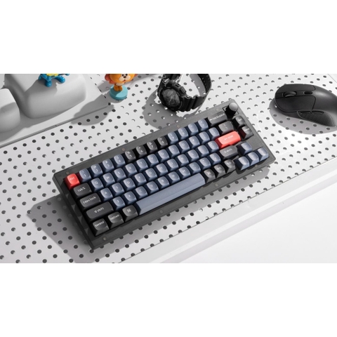 Bàn phím cơ Keychron V2 có núm Custom QMK (Hàng Chính Hãng)
