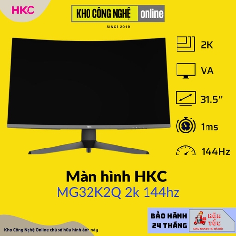 Màn hình cong gaming cao cấp HKC MG32K2Q 2k 144hz
