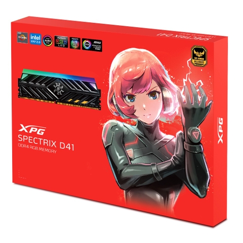 Combo RAM Adata XPG Spectrix D41 RGB 8GB 3200Mhz (Hàng Chính Hãng)