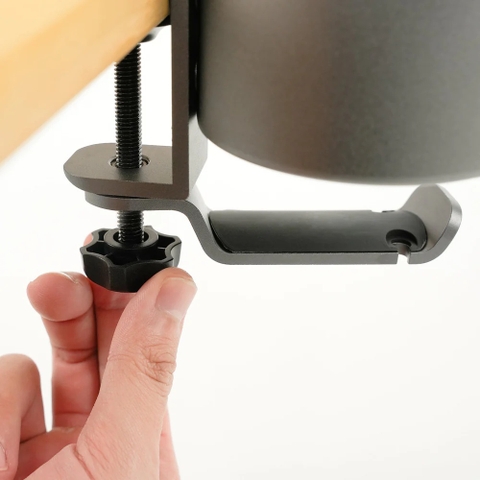 Giá để cốc kẹp bàn tích hợp giá treo tai nghe móc treo đồ HyperWork CH01