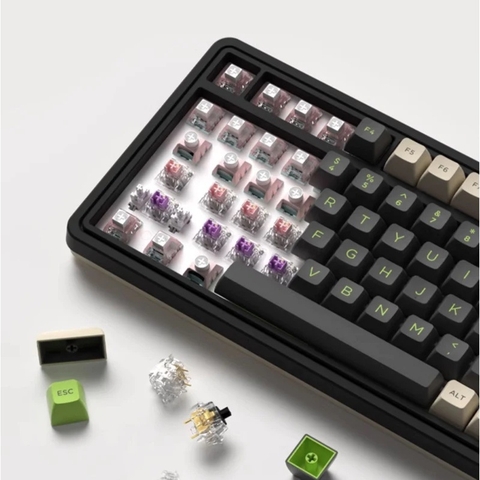 CMK75 Led RGB - Bàn phím cơ FL-Esports CMK75 SAM Lake Placid Blue / Desert Grey / Hazy Shade / Ultramarine